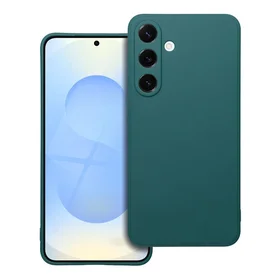 Matēts viedtālruņa apvalks SAMSUNG S25 Plus tumši zaļš