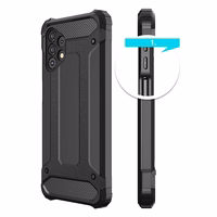 Hibrīds bruņu apvalks Samsung Galaxy A73 melns