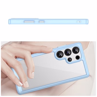 Viedtālruņa apvalks (m) ar Gel Frame Samsung Galaxy S25 Ultra - zils (m)