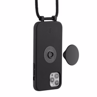 Maciņš JE PopGrip iPhone 12 Pro Max 6,7" melns 30161 AW/SS23 (Just Elegance)