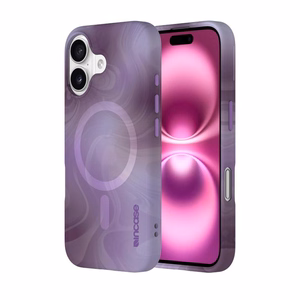 Incase Halo Case vāciņš ar MagSafe iPhone 16 tālrunim, Oil Slick Lilac krāsā
