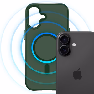 3mk Smoke MagCase for iPhone 16 Pro - Green-Translucent