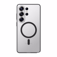 Rock Crystal Armor Series Magnetic Maciņš for Samsung Galaxy S26 Plus melns