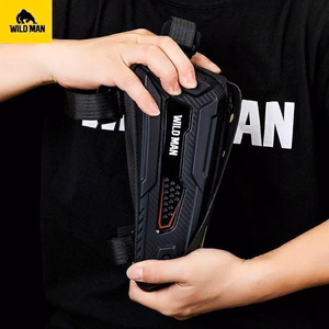 WILDMAN ceļojumu soma velosipēda rāmim ar rāvējslēdzēju, 1L (4 "- 7"), M90, melna
