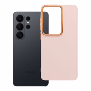 FRAME viedtālruņa apvalks SAMSUNG S26 Ultra pūderrozā krāsā