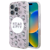 Hello Kitty IML Visur Parīze magnētiskais iPhone 16 Pro viedtālruņa apvalks - rozā