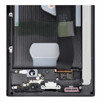 ServicePack LCD displejs SAMSUNG Note 20 Ultra 5G N986 / N985 GH82-31453A mistiski melns