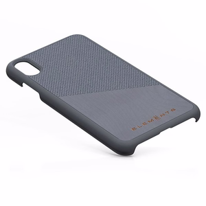 Nordic Elements Original Hel vāciņš ierīcei iPhone XS Max, ar dabīga kļavas koka apdari, vidēji pelēks