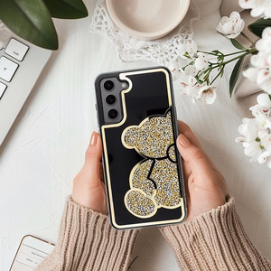 TEDDY BEAR viedtālruņa apvalks SAMSUNG A54 zelta