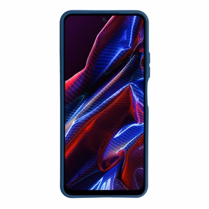 Camshield Soft viedtālruņa apvalks Xiaomi Redmi Note 12 5G/Poco X5 (m) - tumši zils