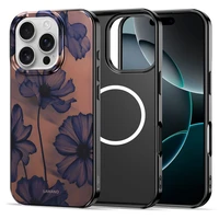 Tech-Protect Lamano MagSafe maciņš iPhone 16 Pro Max brūni violets