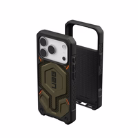 UAG Urban Armor Gear viedtālruņa apvalks MONARCH PRO saderīgs ar MagSafe iPhone 17 Pro kevlar element zaļš
