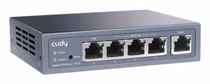 Cudy гигабитный Multi-WAN VPN роутер Fast Ethernet Gigabit Ethernet серый