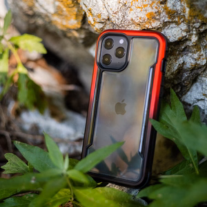 Raptic X-Doria Shield viedtālruņa apvalks iPhone 14 Pro Max ar bruņotu melnu pārklājumu