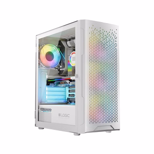 Logic ARAMIS ARGB MINIDI USB 3.0 datora korpuss, balts