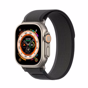DUX DUCIS siksniņa YJ neilona Apple Watch 42 / 44 / 45 / 49 mm melna pelēka