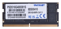 Patriot Memory Signature PSD516G480081S atmiņas modulis 16 GB 1 x 16 GB DDR5 4800 MHz