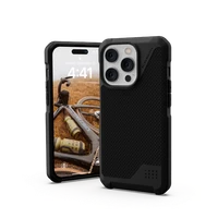 UAG Metropolis LT MagSafe viedtālruņa apvalks priekš iPhone 14 Pro - melns