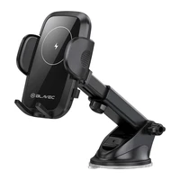 Blavec Car turētājs BHC-03 15W with induction charging to windshield (BHC03-WIB) melns