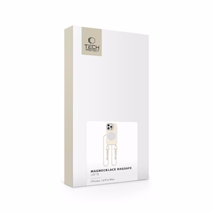 Tech-Protect MagNecklace MagSafe apvalks iPhone 16 Pro Max - bēšs