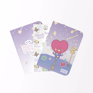BT21 TATA A6 piezīmju grāmatiņu komplekts, 3 gab.