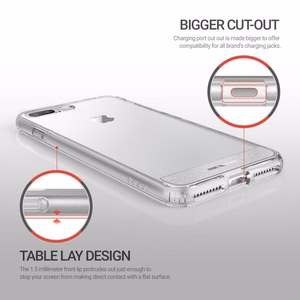 Obliq Naked Shield vāciņš iPhone 8 Plus / 7 Plus, caurspīdīgs