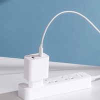 Xiaomi ceļojumu lādētājs Combo ātrais lādētājs USB-A / USB-C 33W PD balts (BHR4996GL)