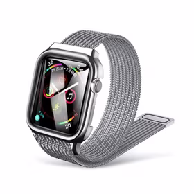 Band USAMS "ZB068" Stainless Steel priekš iWatch Series 44mm Sudrabs