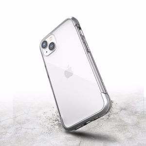 Raptic X-Doria Air apvalks iPhone 14 ar bruņu pārklājumu sudraba