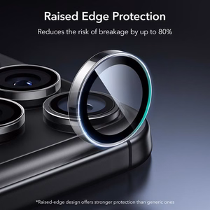 ESR Armorite kameras aizsargs iPhone 14 Pro / Pro Max / 15 Pro / Pro Max / 16 Pro / Pro Max / 17 Pro / Pro Max - caurspīdīgs