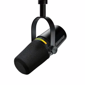 Shure MV7+ – USB-C / XLR podkāstu mikrofons