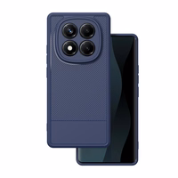 Simple Carbon viedtālruņa apvalks Xiaomi Redmi Note 14 Pro 5G (Global) / Note 14 Pro Plus 5G (Global) zils