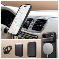 Tech-Protect Kevlar Aura Magnētiskais viedtālruņa apvalks iPhone Air - melns