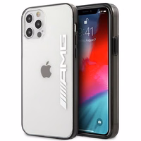 AMG Metāliski krāsots viedtālruņa apvalks iPhone 12 Pro Max - caurspīdīgs