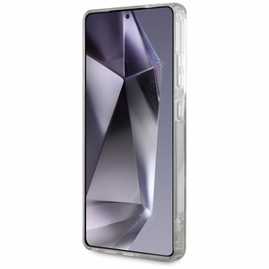 Karl Lagerfeld viedtālruņa apvalks ar rhinestones Karl Head logotipu Samsung Galaxy S25 Ultra caurspīdīgs