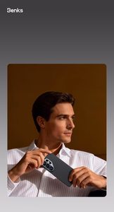 Benks Magnetic Armor Air Kevlar Maciņš Metal Frame 600D (J048) for Samsung Galaxy S26 melns