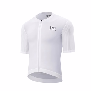 Rockbros 15200025 Short Sleeve Cycling Jersey Size XXL - White