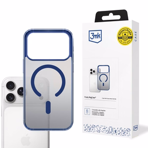 3mk Frosty MagCase viedtālruņa apvalks, iPhone 17 Pro Max - zils