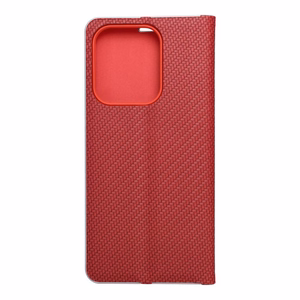 LUNA Book Carbon viedtālruņa apvalks Xiaomi Redmi 15C (173,16 x 81,07 x 8,2) sarkans