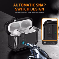 Tech-Protect Carbonox MagSafe apvalks AirPods Pro - melns