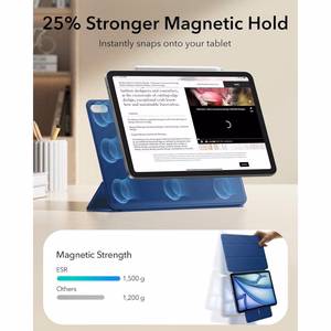 ESR Rebound magnētiskais apvalks iPad Air 10,9" (2020/2022) / 11" (2024/2025/2026) - tumši zils