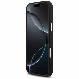 Guess 4G Classic Logo Magnētiskais viedtālruņa apvalks iPhone 17 Pro Max - melns