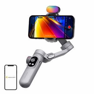 AOCHUAN X Pro стабилизатор с RGB-подсветкой (серый)