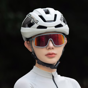 Rockbros LK-15 Carbon Fiber Bike Helmet 58-62cm - Light Gray