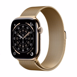 Ремешок Crong Milano Steel из нержавеющей стали для Apple Watch 38/40/41/42 мм, розовое золото