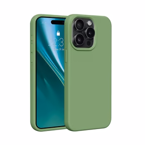 Etteri silikona viedtālruņa apvalks iPhone 15 Pro 6,1" gaiši zaļš