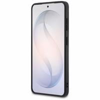 BMW Leather Hot Stamp MagSafe Maciņš for Samsung Galaxy S26 Plus - melns