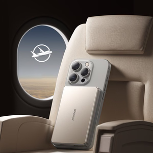 Joyroom JR-PBM08 Pro 22,5 W 10000 mAh ārējais akumulators ar bezvadu uzlādi un 2 x USB-C – titāna krāsā