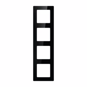 Četrkāršs rāmja kontaktligzda Avatto N-TS10-Frame-B4 (melns)