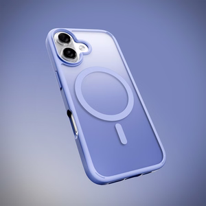 Чехол Puro Gradient TPU совместимый с MagSafe для iPhone 17 - синий